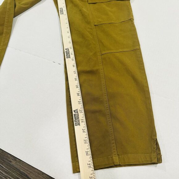 Universal Thread Cargo Pants Size 4/S Green Weathered Cargo Relaxed Button Fly - Picture 5 of 7